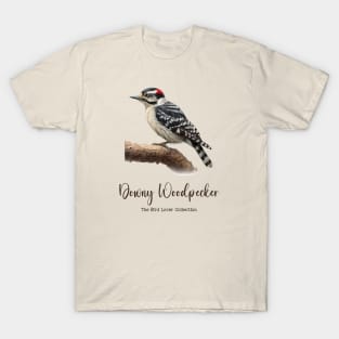 Downy Woodpecker - The Bird Lover Collection T-Shirt